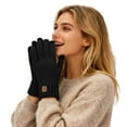 thumbnail image 3 of GPOECD Winter Gloves Men Knitted Touchscreen Thickened Windproof Outdoor Cold Proof Warm Mittens, 3 of 5