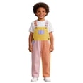 thumbnail image 3 of Kids Baby Boy Girl Color Overalls Pants Clothes Adjustble Shoulder Strap Romper Workwear Size 6-7 Years, 3 of 7