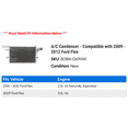 thumbnail image 2 of A/C Condenser - Compatible with 2009 - 2012 Ford Flex 2010 2011, 2 of 2