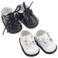 thumbnail image 5 of 2 pares de zapatos de peluche para muñecas, mini zapatos de cuero, zapatos decorativos para muñecas, accesorios para muñecas., 5 of 5