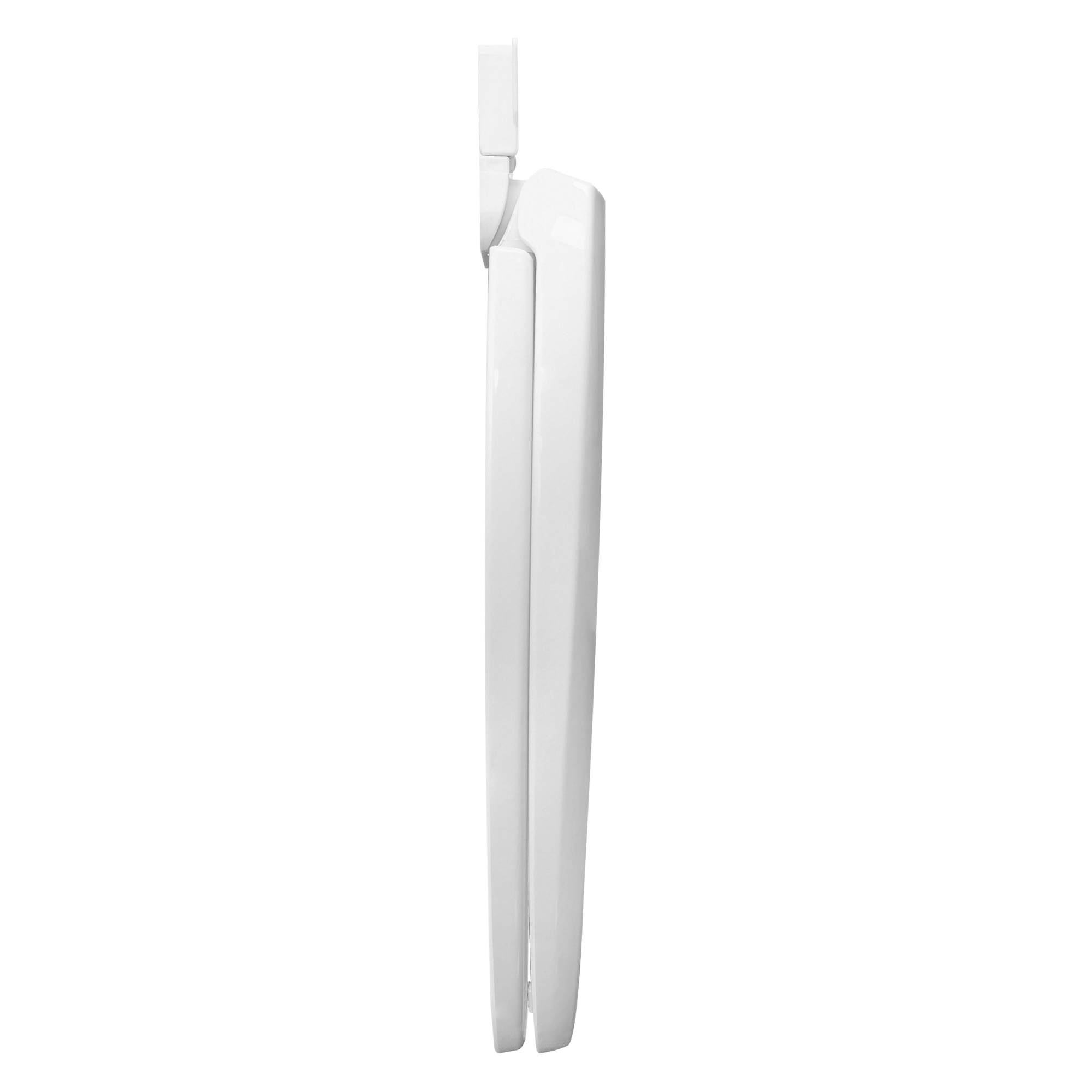 Mainstays Elongated Plastic Slow-Close Toilet Seat, White photo 4