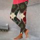 thumbnail image 1 of TaTaai Women's Valentine Print Casual Yoga Leggings, Valentine's Day Gift, Daily Home Activewear Leggings Gift, 1 of 6