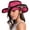 Hot Pink, variant on Cowboy Hats for Women Brown Hats Classic Straw Western Hats for Women Music Festival Party Beach,Orange