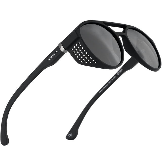 Gafas de sol Marfil Orion Round Steampunk Polarized UV400