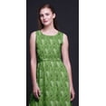 thumbnail image 2 of Bimba Geometric Women Long Tank MaxiDress Round Neck Printed Party Gown-Small, 2 of 5