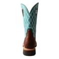 thumbnail image 5 of Men's Twisted X MLCW021 Lite Weight Cowboy Work Boot Brown Distressed/Turquoise Leather 10.5 D, 5 of 6