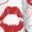 Black, variant on Vsdgher Red Lips Pajamas Set Long Sleeve Sleepwear Womens Button Down Nightwear Pj Sets-Small