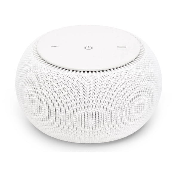 SNOOZ Pro - Smart White Noise Machine – Real Fan Inside, Non-Looping White Noise, Adjustable Tone & Volume – App-Based Remote Control, Sleep Timer, and Night Light - Cotton