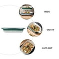 thumbnail image 3 of Ceramic Baking Dish Roasting Lasagna Pan Rectangular Dish Bakeware Handle Pan, 3 of 5