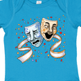 thumbnail image 4 of Inktastic Tragedy and Comedy Stage Masks Boys or Girls Baby Bodysuit, 4 of 5