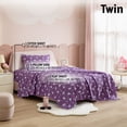 thumbnail image 3 of THD Purple Unicorn Printed Kids Bed Sheets - 3 Piece - Patterned Girls Bed Sheet Set - Wrinkle Resistant & Ultra Soft - Fits Mattresses up to 15 Inches Deep - Twin, 3 of 6