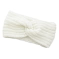thumbnail image 2 of Qarigey Diadema de ganchillo, banda para el sudor transpirable deportiva, orejeras suaves elásticas, accesorios para el cabello, diadema Accesorio para el cabello Blanco, 2 of 6