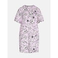 thumbnail image 6 of Joyspun Women’s Dreamy Soft Collection Short Sleeve Sleep Shirt, Sizes S/M to 2X/3X, 6 of 6