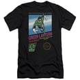 thumbnail image 1 of Green Lantern Box Art Premium Canvas Adult Slim Fit 30/1 T-Shirt Black, 1 of 1