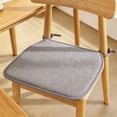 thumbnail image 1 of Summer Cottons And Linen Horseshoe Shaped Chair Cushions Dining Chair Cushions With Straps Non-sliped, 1 of 6