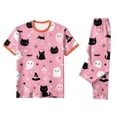 thumbnail image 5 of Halloween Matching Pajamas Set for Family Funny Print Jammies PJs Holiday Sleepwear Loungewear for Women/Men Kids 6 Years, 5 of 6