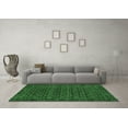 thumbnail image 3 of Ahgly Company Indoor Rectangle Abstract Emerald Green Modern Area Rugs, 2' x 5', 3 of 4