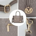thumbnail image 3 of MKF Collection Cairo M Signature Women's Satchel Handbag by Mia K. - Mustard, 3 of 21