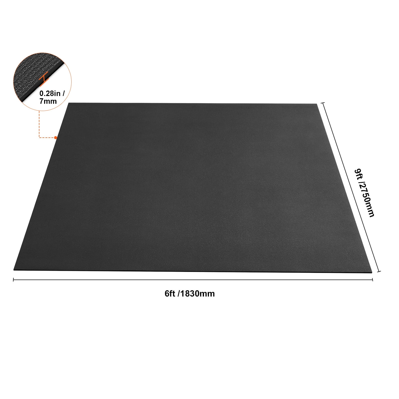 KFFKFF Large Yoga Mat,9x6ft Durable Non-Slip Fitness Mat, Universal Exercise Mat for Both Genders, Includes Bag & Strap, Ideal for Home Yoga, Pilates & Floor Exercises