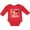 Red, variant on Inktastic Yes, This is My 1st Rodeo Cowboy Hat and Lasso Boys or Girls Long Sleeve Baby Bodysuit