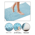 thumbnail image 2 of Alfombra de Baño Suave y Cómoda Malubero Antideslizante Azul Claro Malu1302, 2 of 3