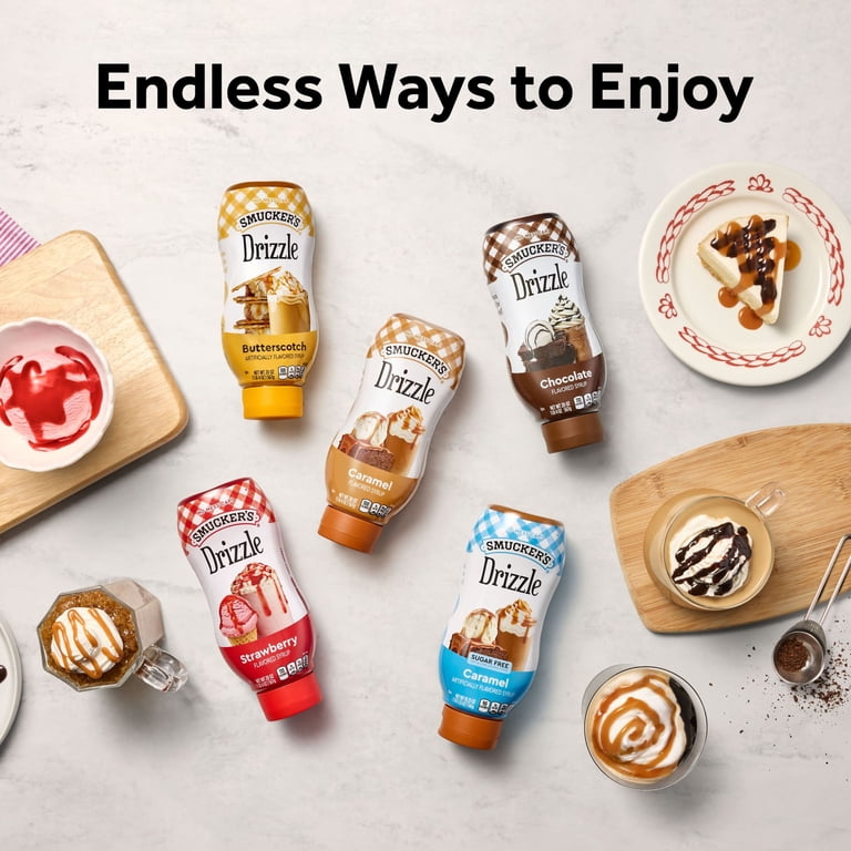 Smucker's Caramel Sundae Syrup, Silky-Smooth Flavor, Perfect for