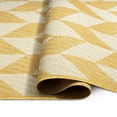 thumbnail image 3 of Nicole Miller New York Patio Country Calla Contemporary Herringbone Indoor/Outdoor Area Rug, Yellow/Cream, 7'9"x10'2", 3 of 9