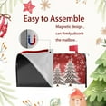 thumbnail image 3 of Merry Christmas Mailbox Cover Magnetic Winter Snowflake Tree Mailbox Wraps Post Letter Box Cover for Garden Yard Home Decor Standard Size 21" x 18", 3 of 6