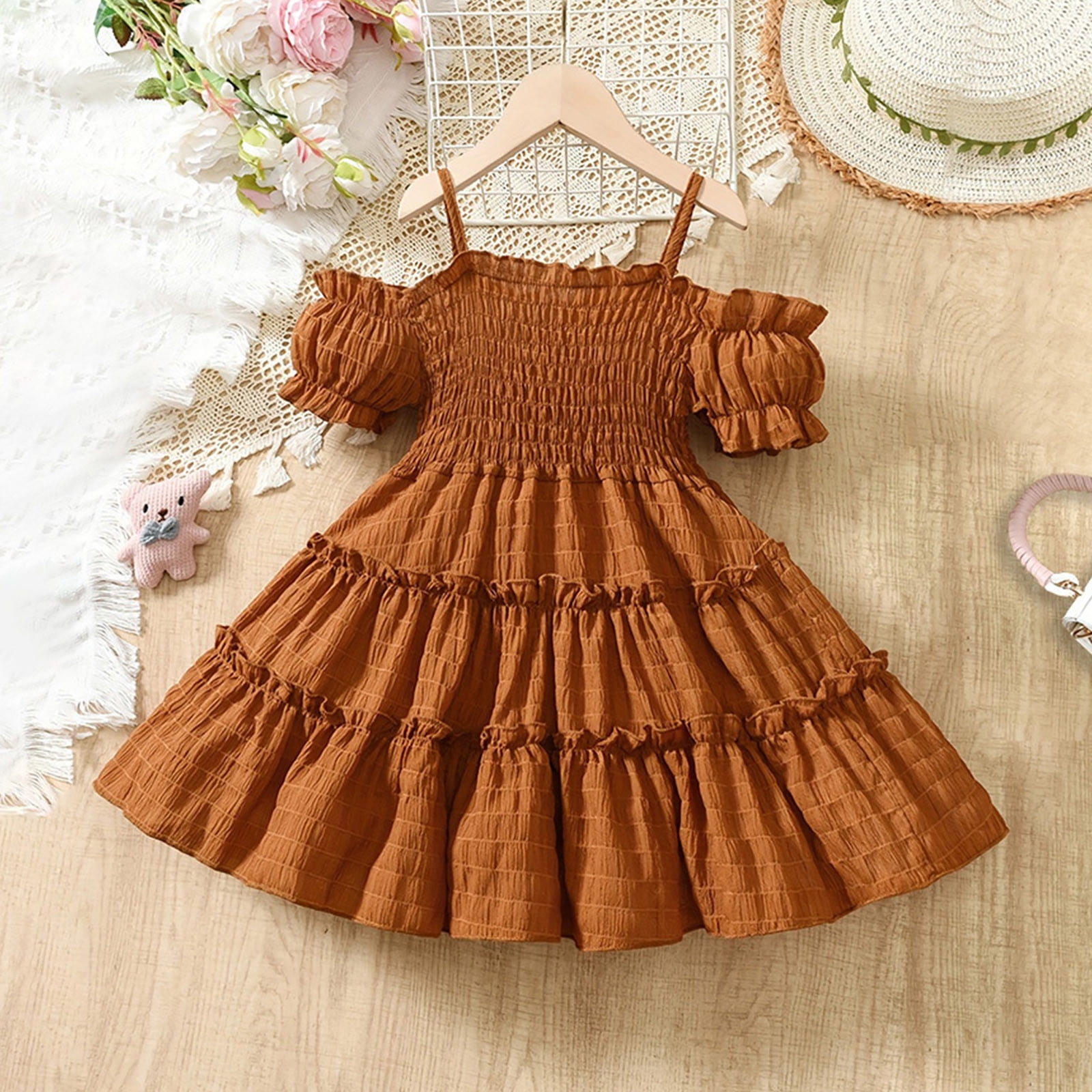 ball gowns boho dress Custom Made Floral Lace Mini Gown Size:XL(18) like new dress The sweep train length Dusty Blue Bridesmaid Dress