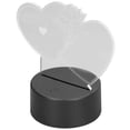 thumbnail image 2 of 3D Lamp, Adjustable Colors 3D Love Lamp Acrylic Material Safe Nontoxic For Desktop For Bedroom For Office ANGGREK Otros, 2 of 8