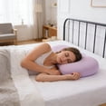 thumbnail image 4 of Cervical Pillow for Neck Pain, Memory Foam Pillow for Side and Back Sleepers, Ergonomic Contour Support for Adults, Low Profile Slim Design, Pressure Relief, 20.9 x 11.8 x 2.2 Inches, 1 Pack, 4 of 5