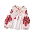 thumbnail image 4 of Blusas bordadas mexicanas Strade Fareast Limited para mujer bohemia, 4 of 8