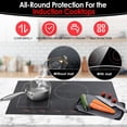 thumbnail image 2 of Cook's Aid Induction Cooktop Protector Mat 20.4x30.7 In, Translucent (Magnetic) Electric Stove Burner Covers Antiscratch as Glass Top Stove Cover (20.4x30.7 Inch LE), 2 of 6