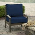thumbnail image 3 of ARDEN ProFoam Performance Outdoor Deep Seating Cushion Set 24 x 24, Sapphire Blue Leala, 3 of 12