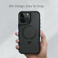 thumbnail image 2 of Allytechgroup Case for Apple iPhone 14 Pro Max, Compatible with Magsafe Shockproof Ring Holder Kickstand Bumper Back Cover Case for iPhone 14 Pro Max Women Men, Black, 2 of 6