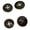 Style 3, variant on 4 Pcs Elegant Styles Uniform Buttons Jackets Buttons Pants Buttons Alloy Buttons Dress Buttons for Airport Ground Staff