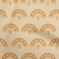 thumbnail image 1 of oneOone Georgette Viscose Dark Beige Fabric Asian Japanese Dress Material Fabric Print Fabric By The Yard 42 Inch Wide, 1 of 4