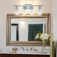 thumbnail image 5 of Hamilton Hills 28"" Classical Polished Chrome Vanity Light | 2700K LED Bulbs Included, 5 of 6