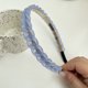 thumbnail image 1 of Diademas de cadena geométrica retro de 2 piezas Diademas de resina transparente de viento INS Viento fresco para mujeres, azul y color auspicioso LingWen 8390612767203, 1 of 1