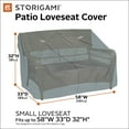 Classic Accessories Storigami WaterResistant MMF7 58 Inch Easy Fold
