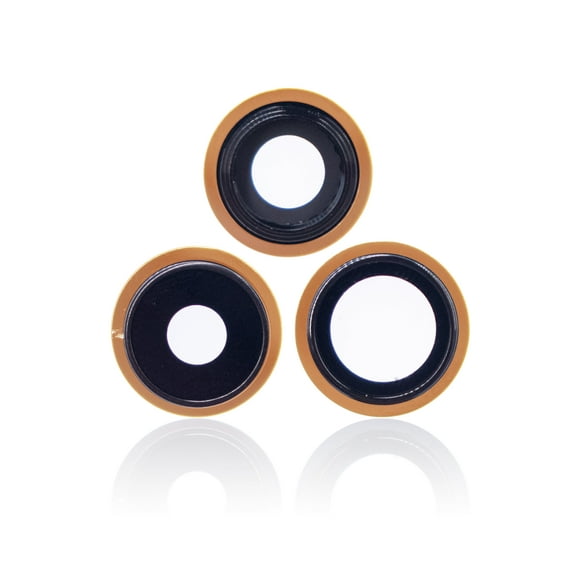 Replacement Back Camera Lens With Bracket & Bezel Compatible For iPhone 13 Pro / 13 Pro Max (Aftermarket Plus) (Gold)