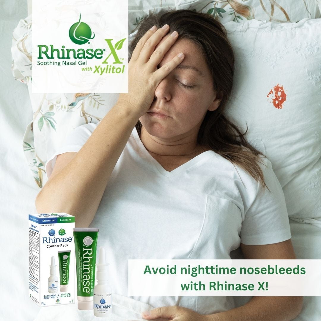 Rhinase Nasal Spray & Gel Moisturizing Combo Pack 30mL for Dry Nose Relief