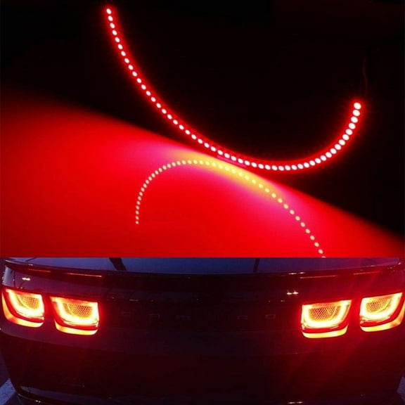 4pc Set Red LED Circuit Boards For 2010-2013 Chevrolet Camaro, for Taillamp Afterburner Halo Ring Effect Retrofit w/Taillight and Brake Light Feature