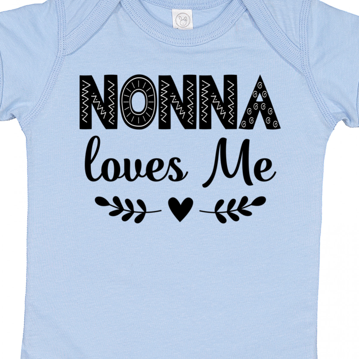 Inktastic Nonna Baby Clothes Grandchild Girls Baby Bodysuit