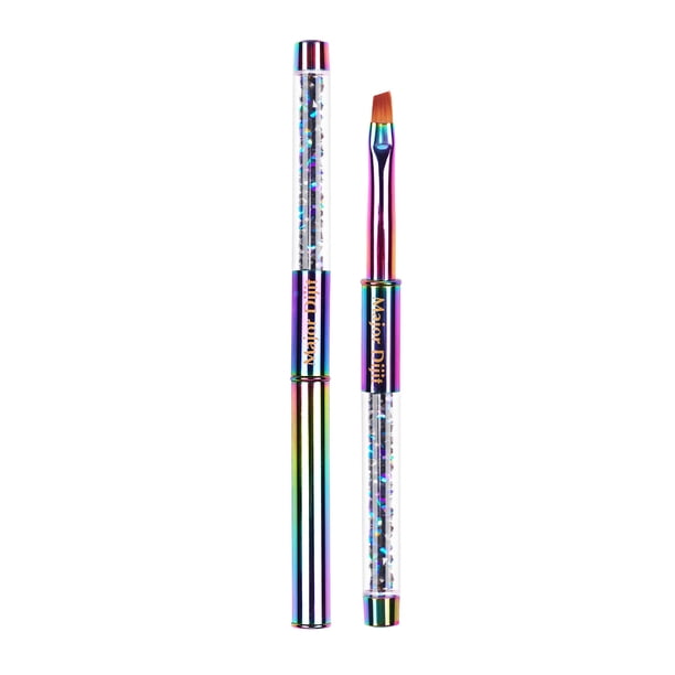 Bolígrafos para decoración de uñas, bolígrafos para esmalte de uñas, bolígrafo para punteado de grafiti, bolígrafo para uñas chapado en color, bolígrafo redondo con cambio gradual de punta, pincel de