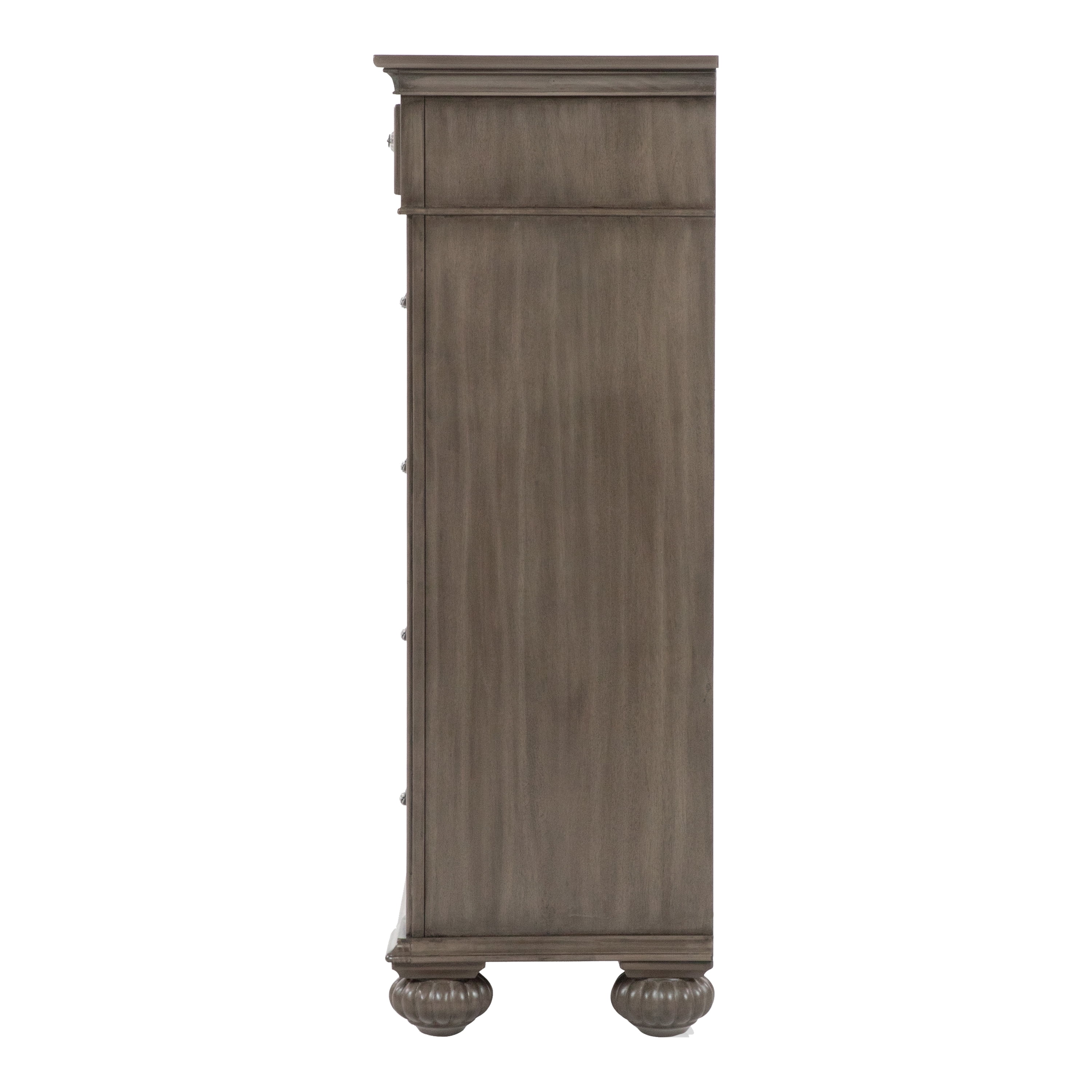 Furniture of America EL Paso Adult Traditional 6-Drawer Vertical Dresser, Gray