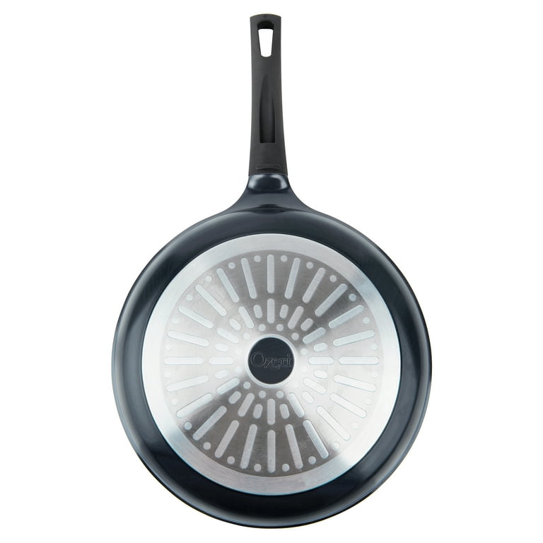  10 Green Ceramic Frying Pan by Ozeri, with Smooth Ceramic  Non-Stick Coating (100% PTFE and PFOA Free)