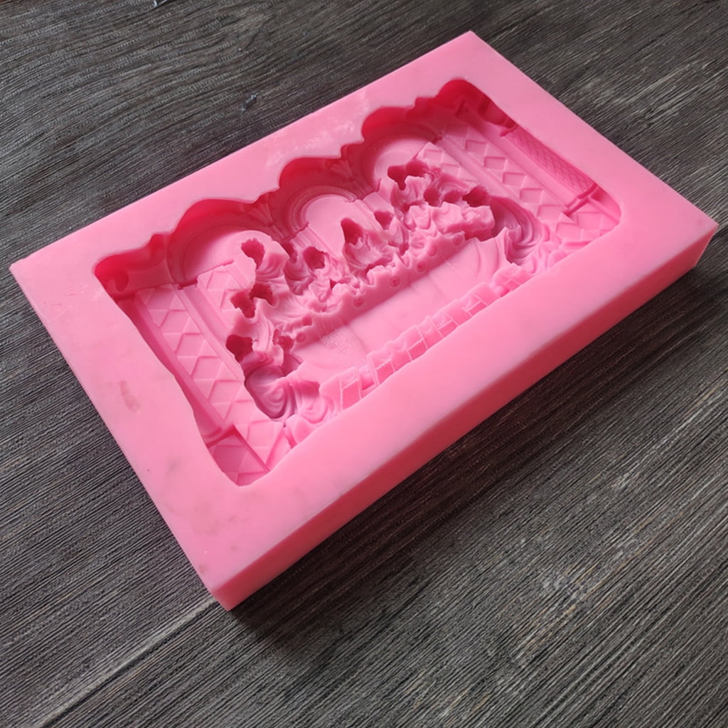 The Last Supper Photo Frame Listing Mold DIY Resin Epoxy Frame Mold for DIY Handmade Crafts Home Decorations