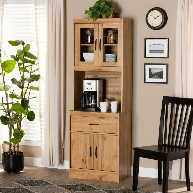 Baxton Studio Laurana Modern Oak Brown Finished Wood Kitchen Baxton Studio Laurana Modern Oak Brown Finished Wood Kitchen