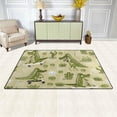 thumbnail image 3 of Coolnut Lightweight Soft Area Rugs 31x20 Inch, Cute Crocodile Pattern Floor Mat Doormat for for Rooms Entrance Hardwood Floor Living Room 2'7" x 1'8"） Nursery Rugs, 3 of 6